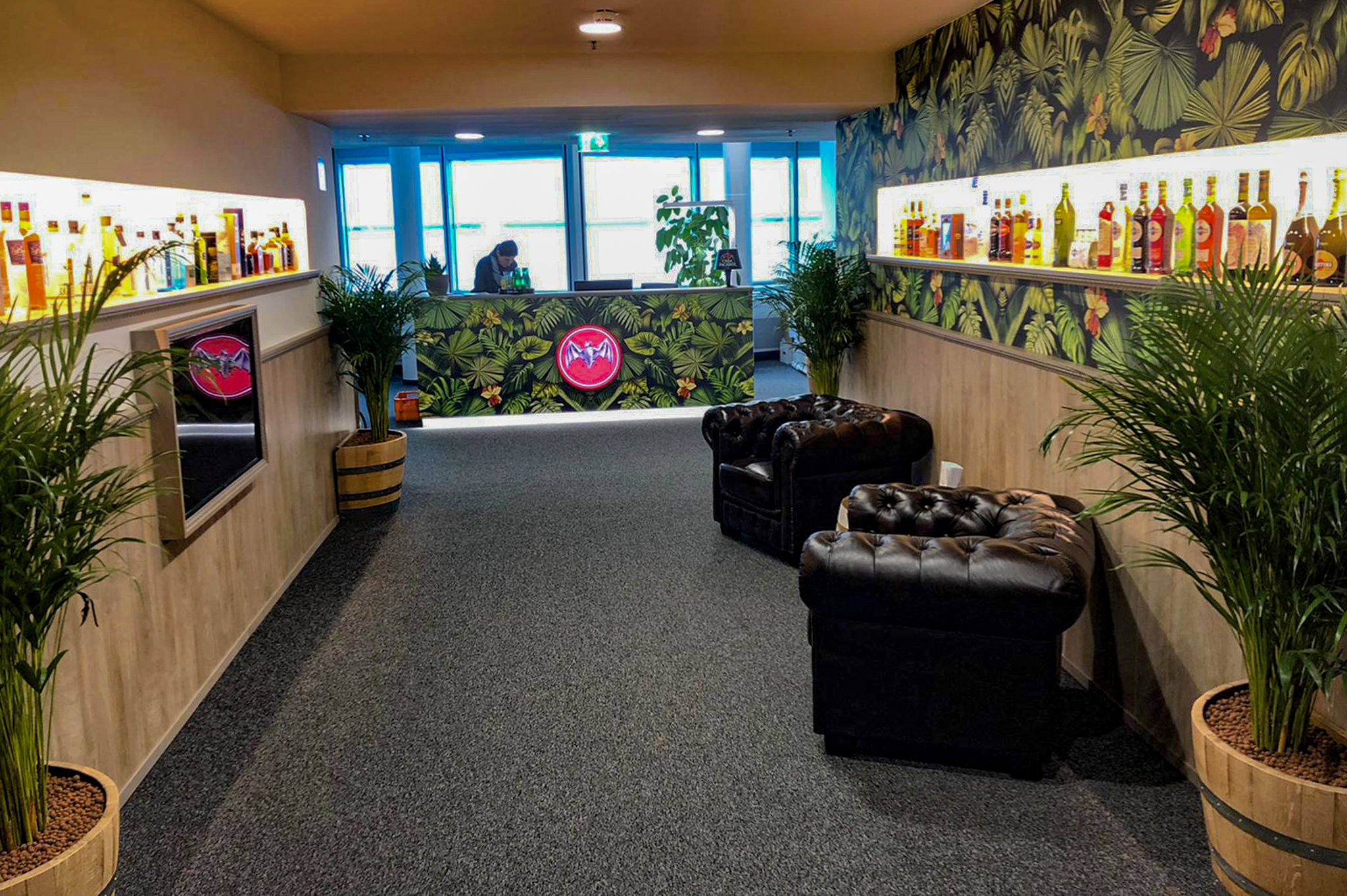 Bacardi Office Entrance Interior Design