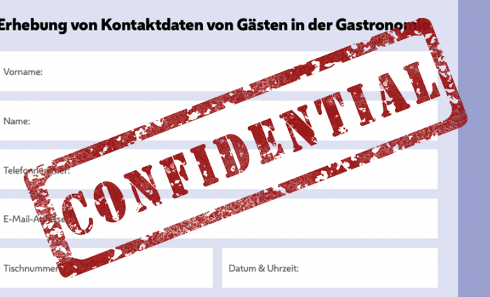 Vienna: Data Protection and Other Issues with Mandatory Contact Registration in Gastronomy
